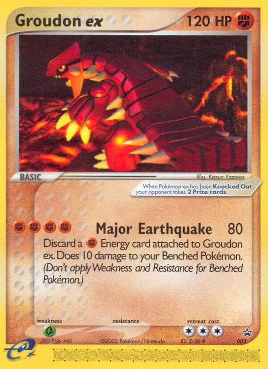 Image for Groudon ex - 002 (Nintendo Power Magazine) (002) - Pokemon