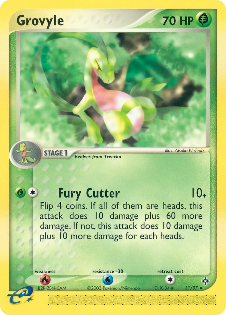 Image for Grovyle (31/97) - Pokemon