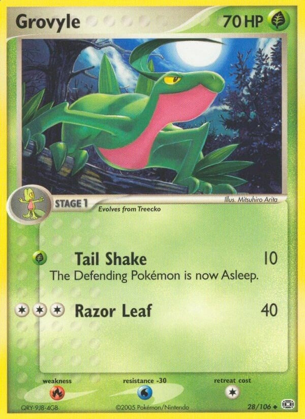 Image for Grovyle (28/106) - Pokemon