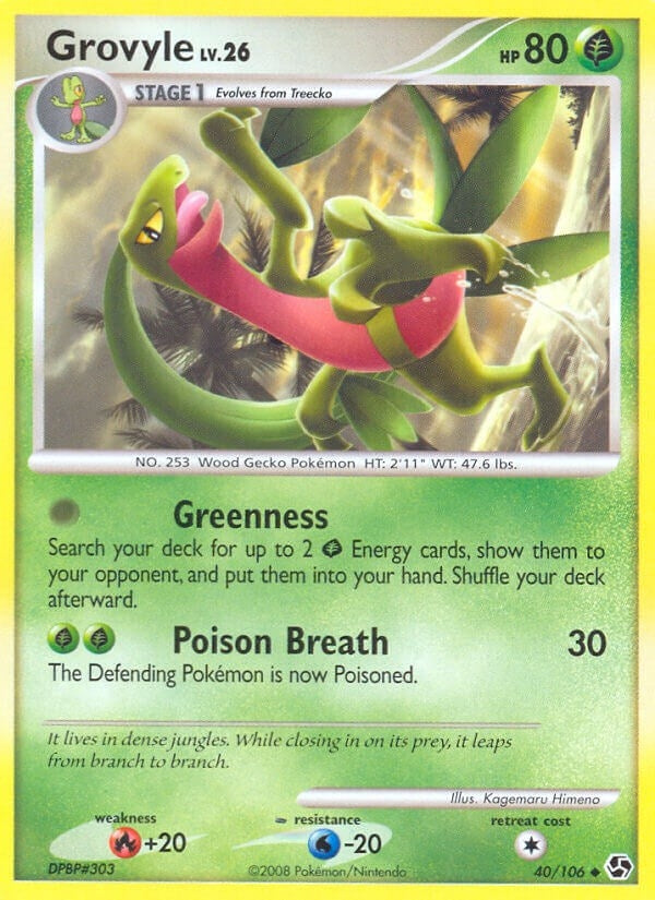 Image for Grovyle (40/106) - Pokemon