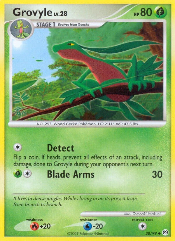 Image for Grovyle (38) (38/99) - Pokemon