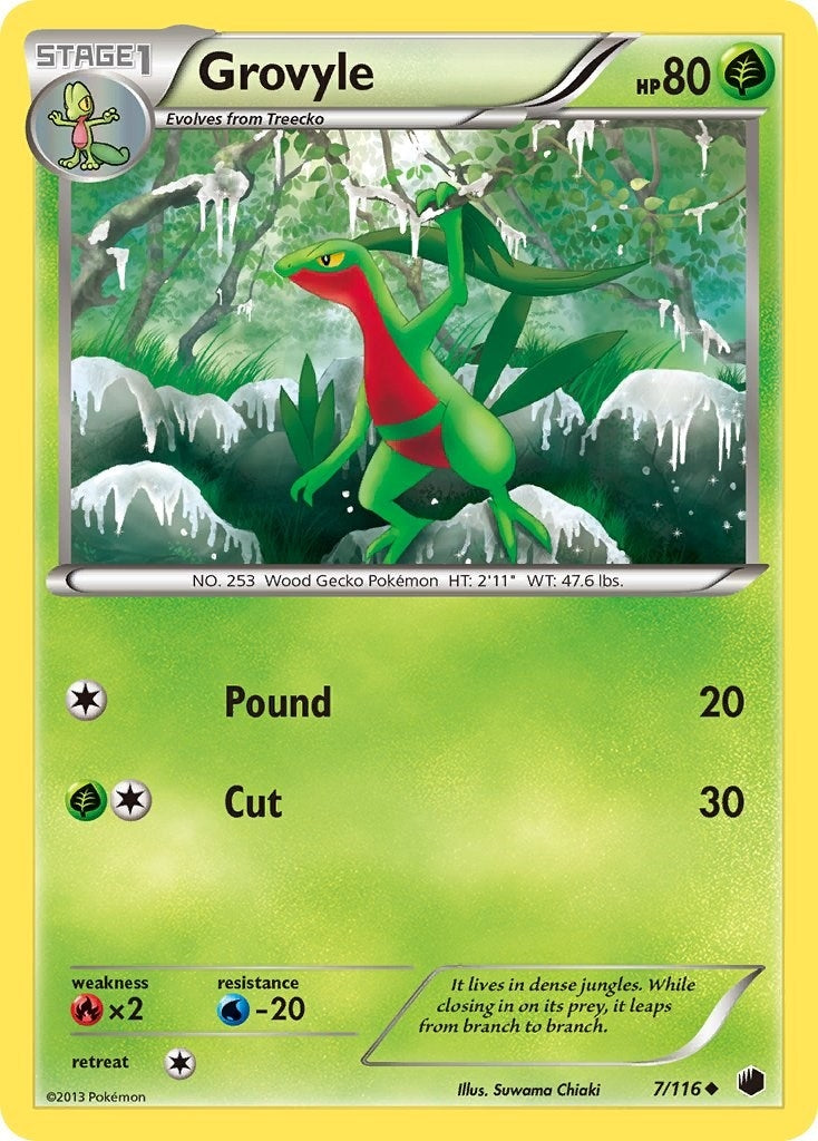 Image for Grovyle (7/116) - Pokemon