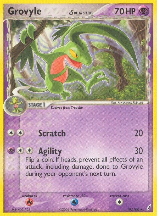 Image for Grovyle (Delta Species) (19/100) - Pokemon