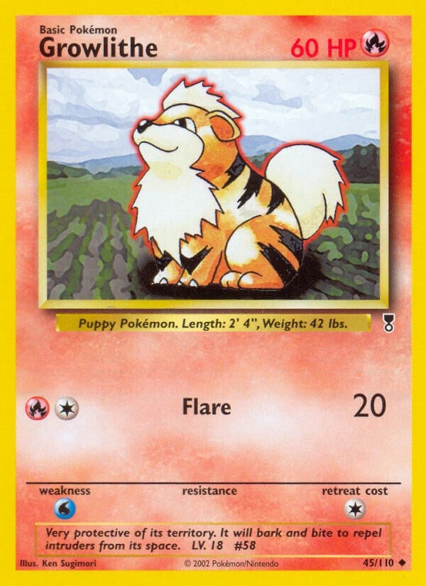 Image for Growlithe (045/110) - Pokemon