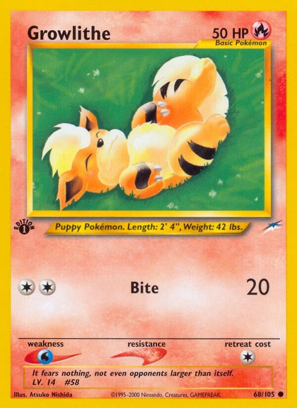Image for Growlithe (068/105) - Pokemon