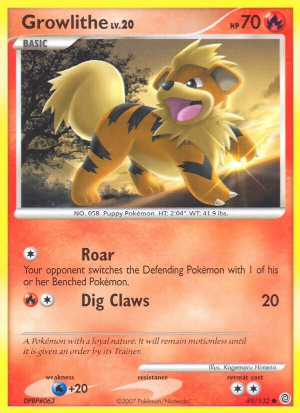 Image for Growlithe (89/132) - Pokemon