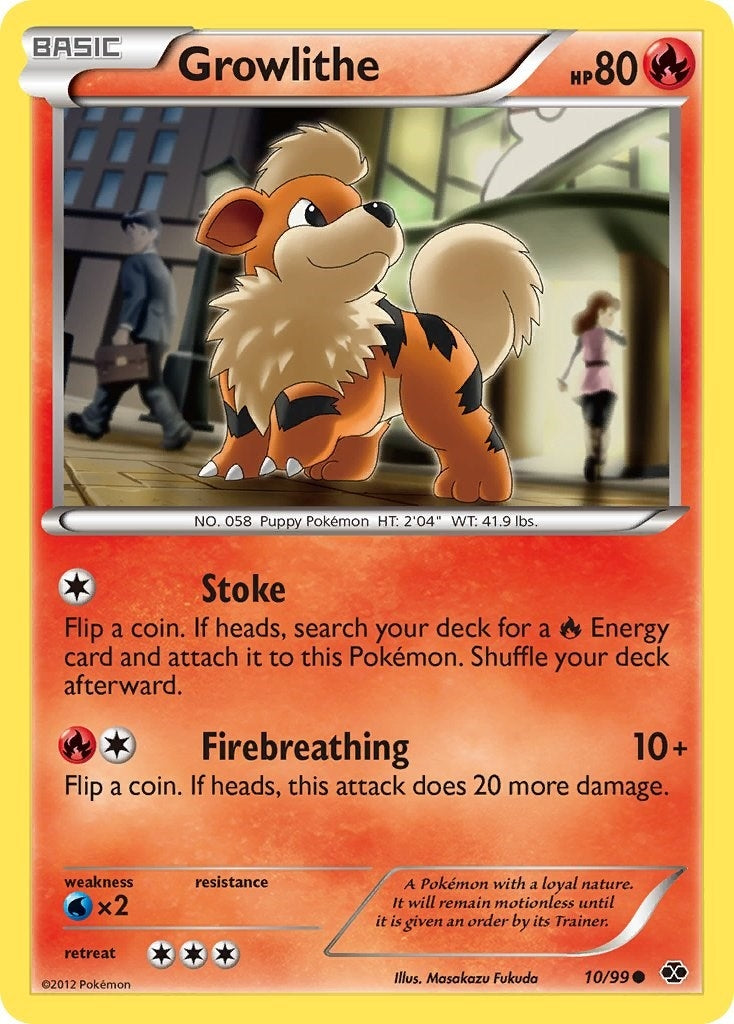 Image for Growlithe (10) (10/99) - Pokemon