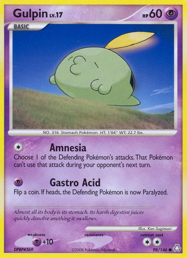 Image for Gulpin (98/146) - Pokemon