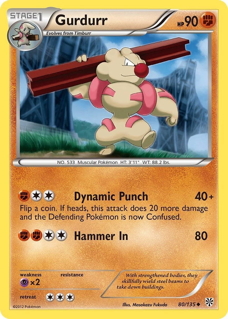 Image for Gurdurr (80/135) - Pokemon