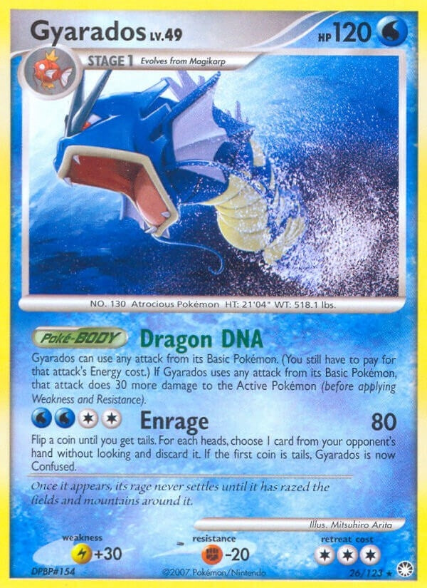 Image for Gyarados (26/123) - Pokemon