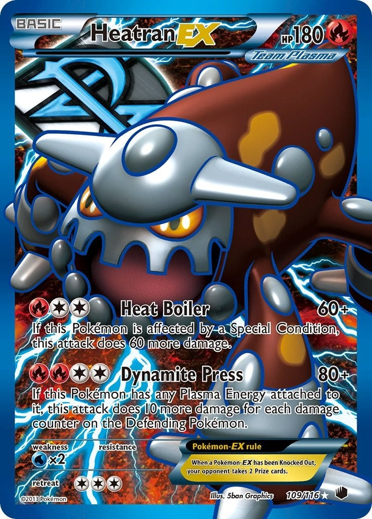 Image for Heatran EX (Team Plasma) (Full Art) (109/116) - Pokemon