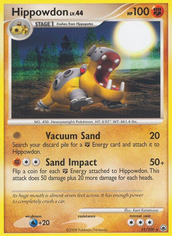 Image for Hippowdon (21/100) - Pokemon