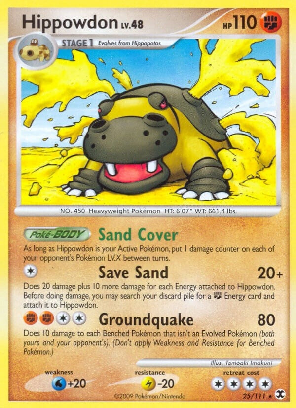 Image for Hippowdon (25/111) - Pokemon