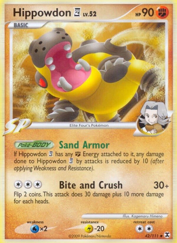 Image for Hippowdon E4 (42/111) - Pokemon