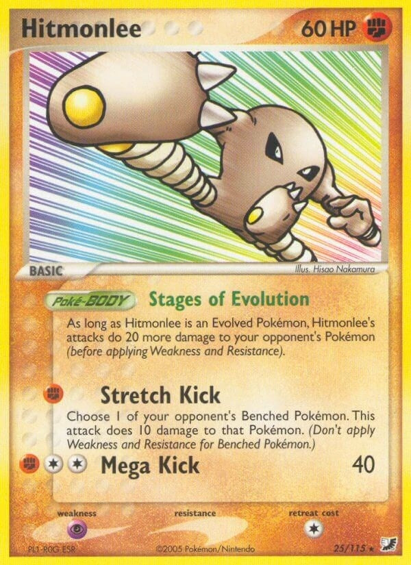Image for Hitmonlee (25/115) - Pokemon