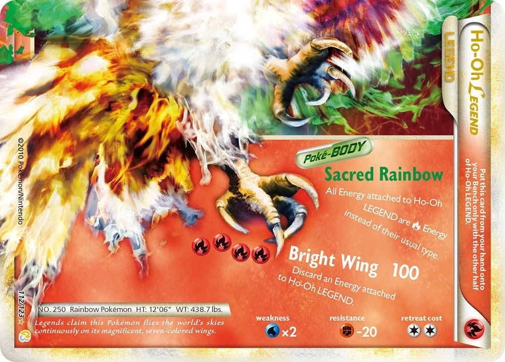 Image for Ho-Oh Legend (Bottom) (112/123) - Pokemon