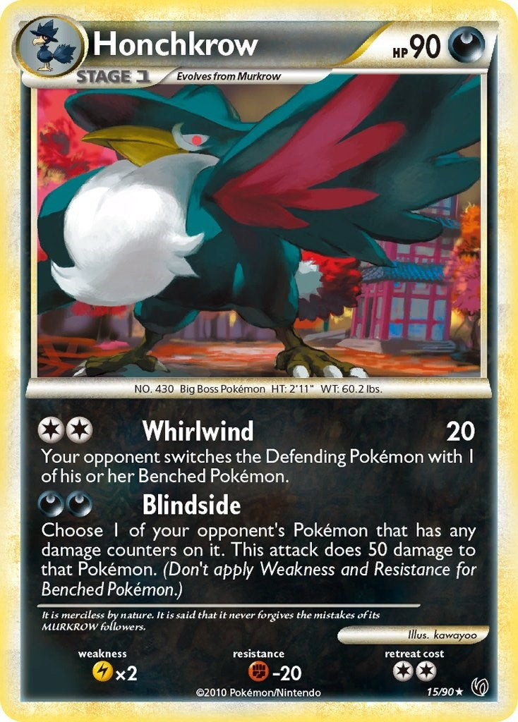 Image for Honchkrow (15) (15/90) - Pokemon