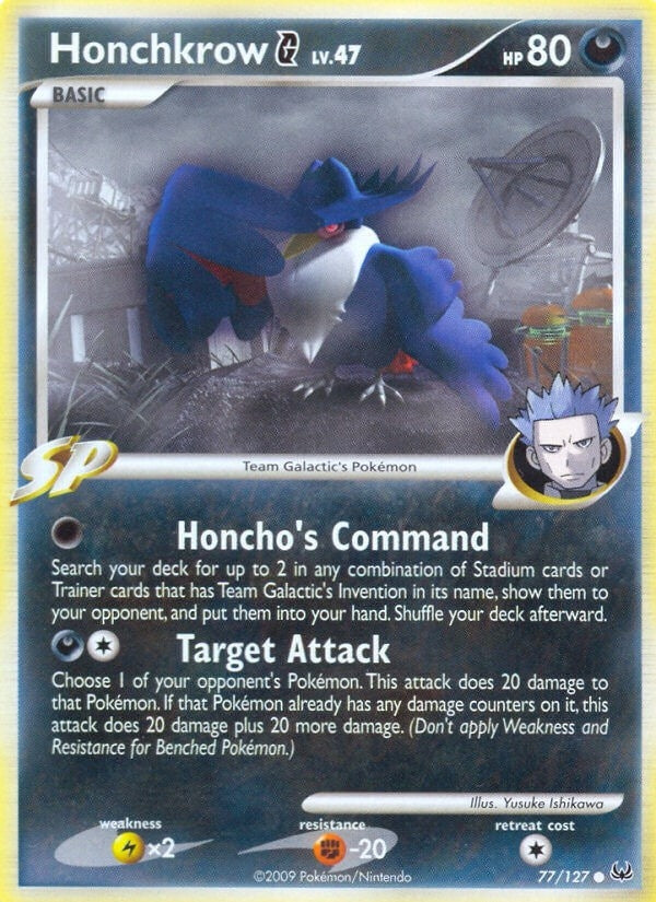 Image for Honchkrow G (77/127) - Pokemon