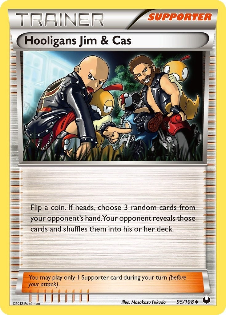 Image for Hooligans Jim & Cas (95/108) - Pokemon