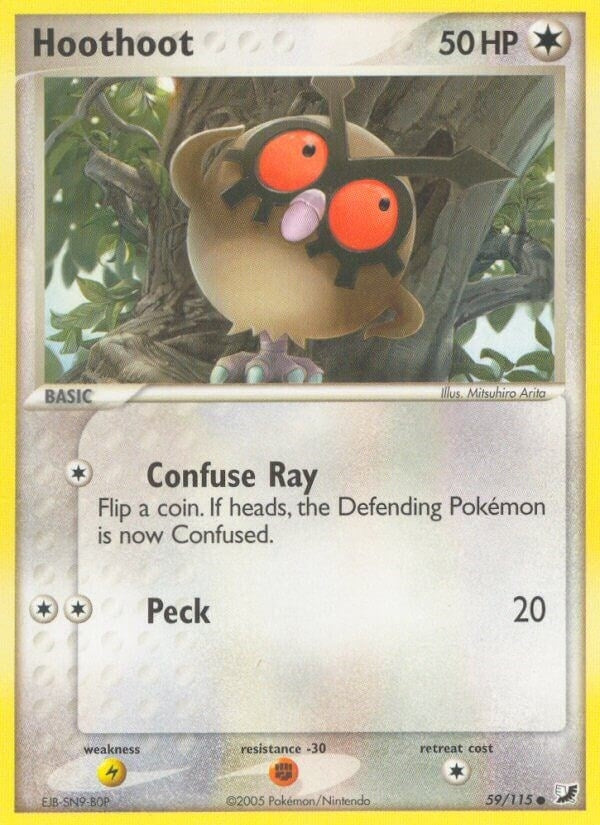 Image for Hoothoot (59/115) - Pokemon
