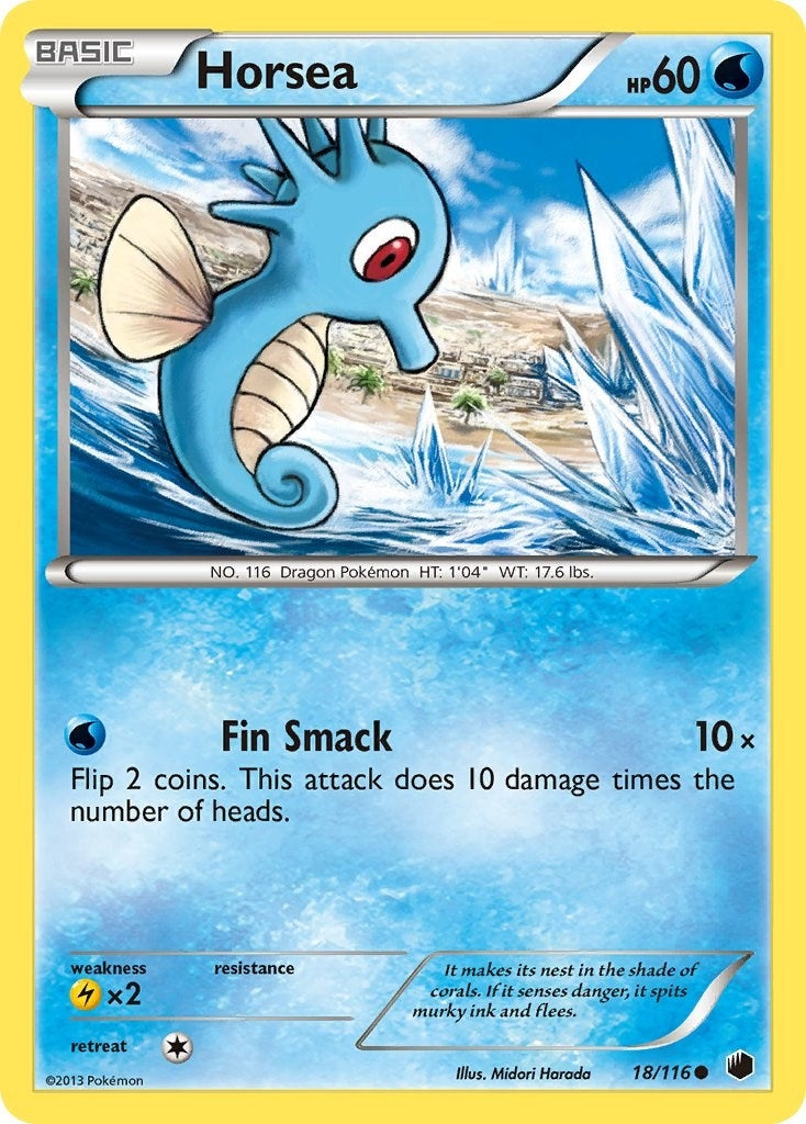 Image for Horsea (18/116) - Pokemon