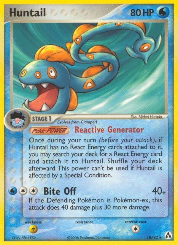 Image for Huntail (18/92) - Pokemon