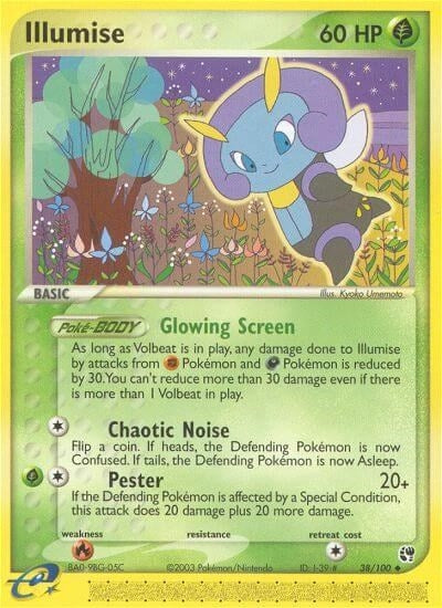 Image for Illumise (38/100) - Pokemon