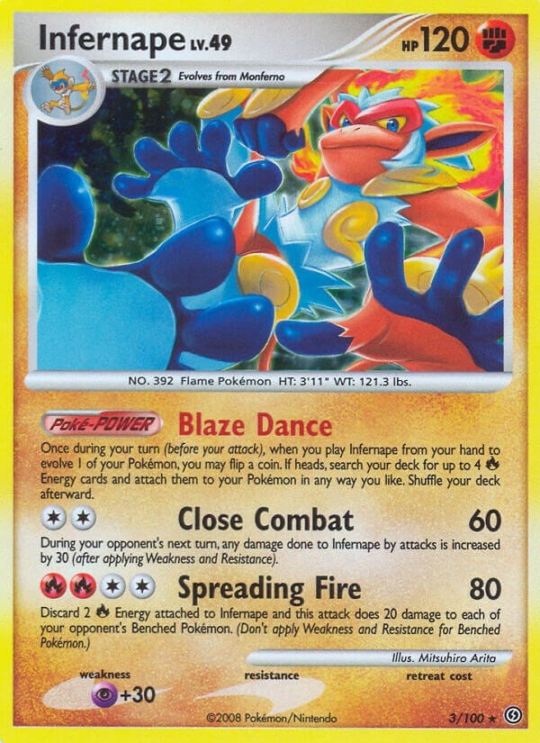 Image for Infernape (3/100) - Pokemon