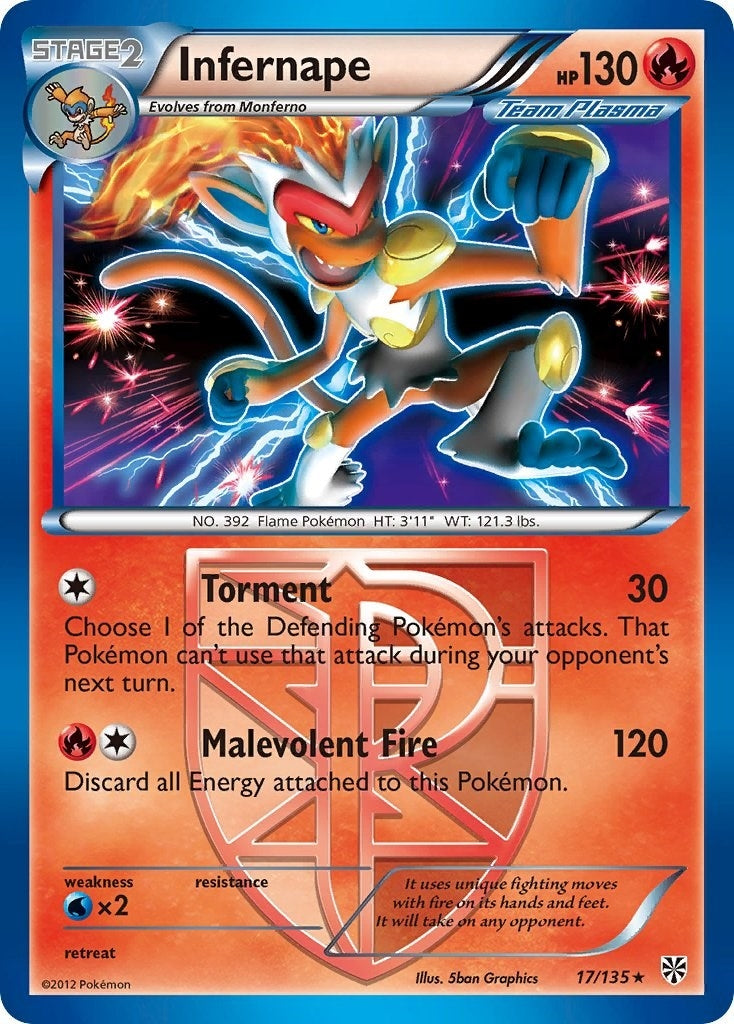 Image for Infernape (Team Plasma) (17/135) - Pokemon