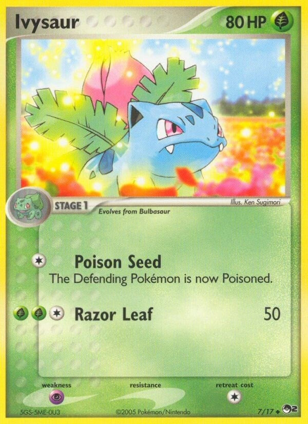 Image for Ivysaur (007/017) - Pokemon