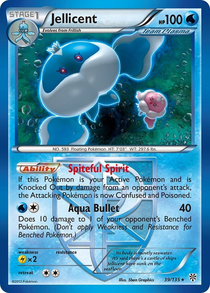 Image for Jellicent (Team Plasma) (39/135) - Pokemon