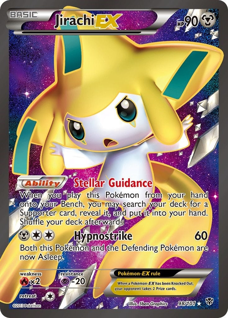 Image for Jirachi EX (98 Full Art) (98/101) - Pokemon