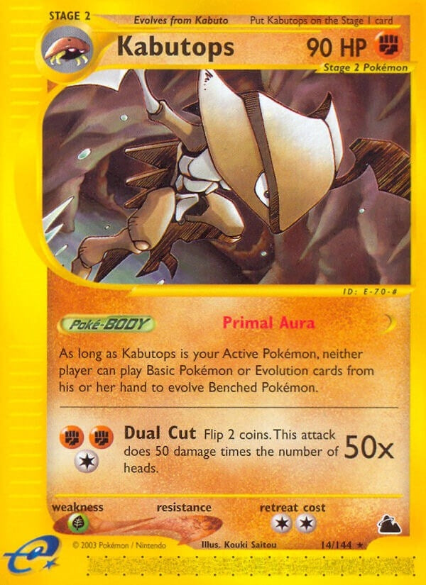 Image for Kabutops (14) (014/144) - Pokemon