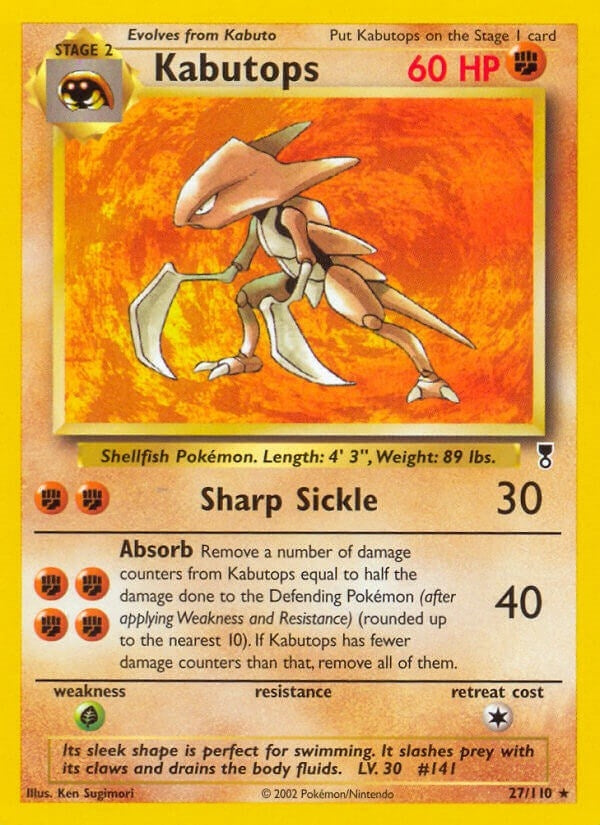 Image for Kabutops (027/110) - Pokemon