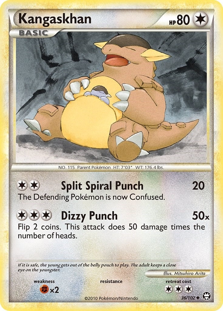 Image for Kangaskhan (36/102) - Pokemon