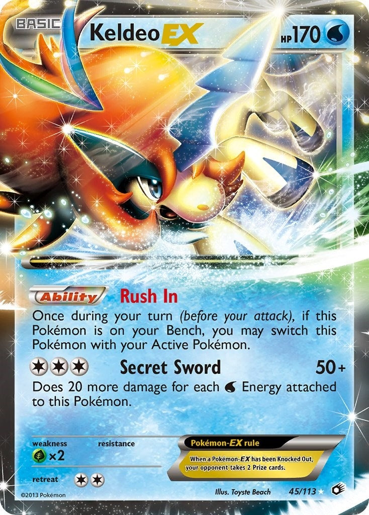 Image for Keldeo EX (45/113) - Pokemon