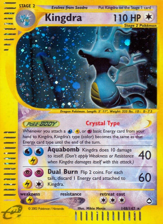 Image for Kingdra (148) (148/147) - Pokemon