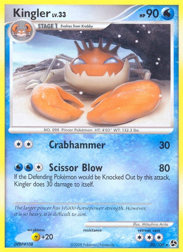 Image for Kingler (20/106) - Pokemon