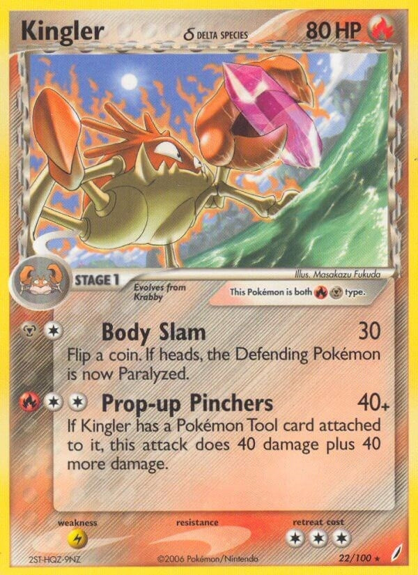 Image for Kingler (Delta Species) (22/100) - Pokemon