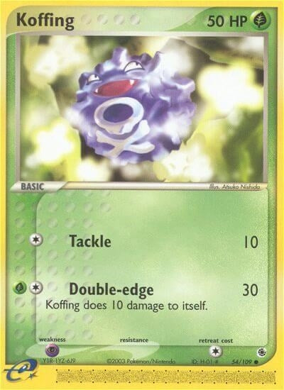 Image for Koffing (54/109) - Pokemon