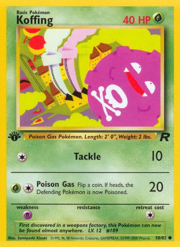 Image for Koffing (58/82) - Pokemon