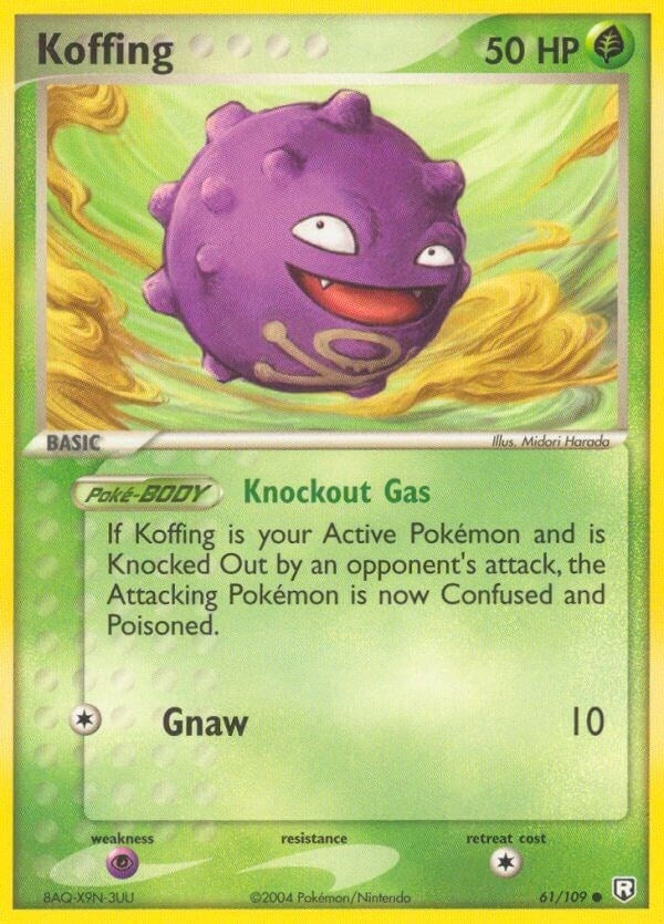 Image for Koffing (61/109) - Pokemon