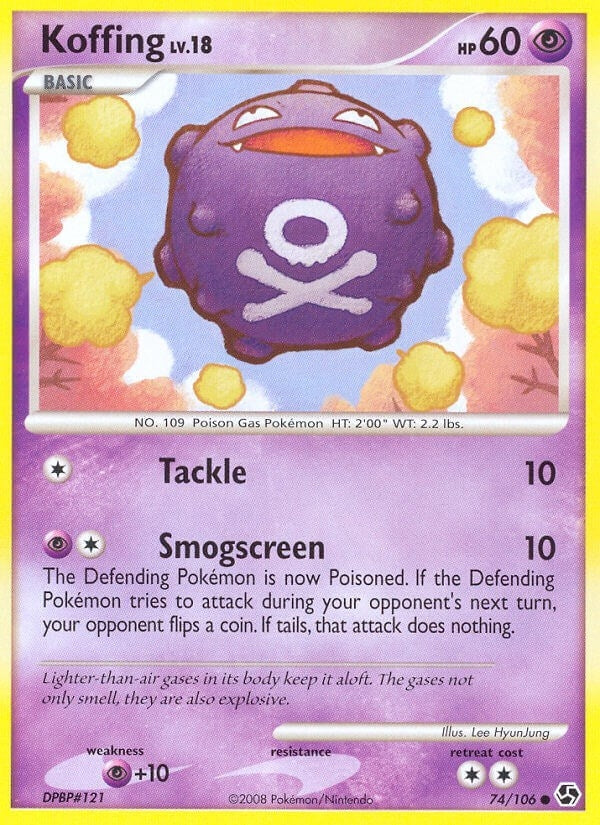 Image for Koffing (74/106) - Pokemon