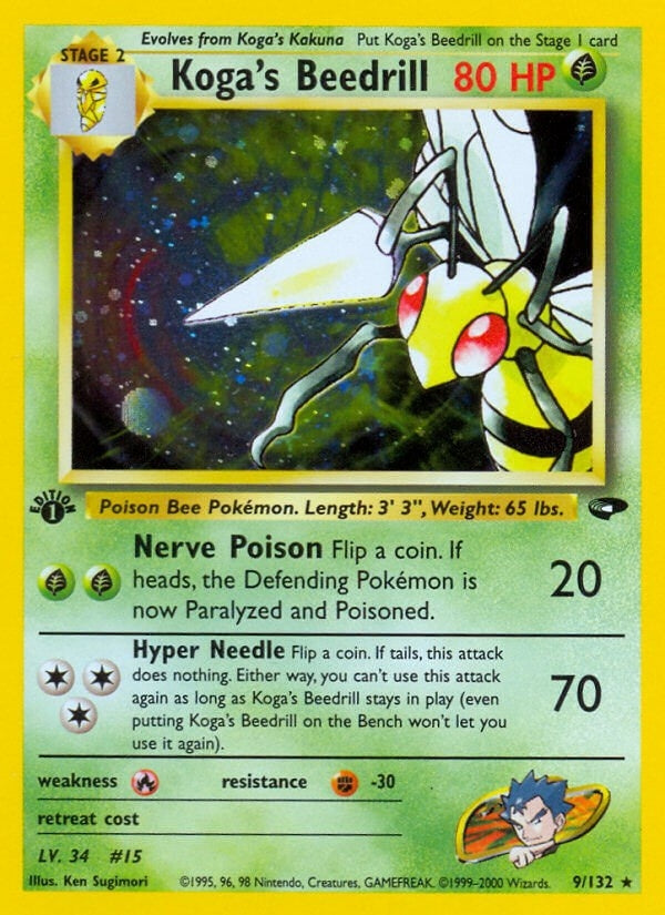 Image for Koga's Beedrill (009/132) - Pokemon