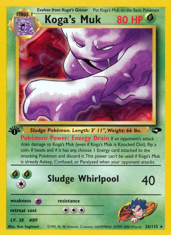 Image for Koga's Muk (026/132) - Pokemon