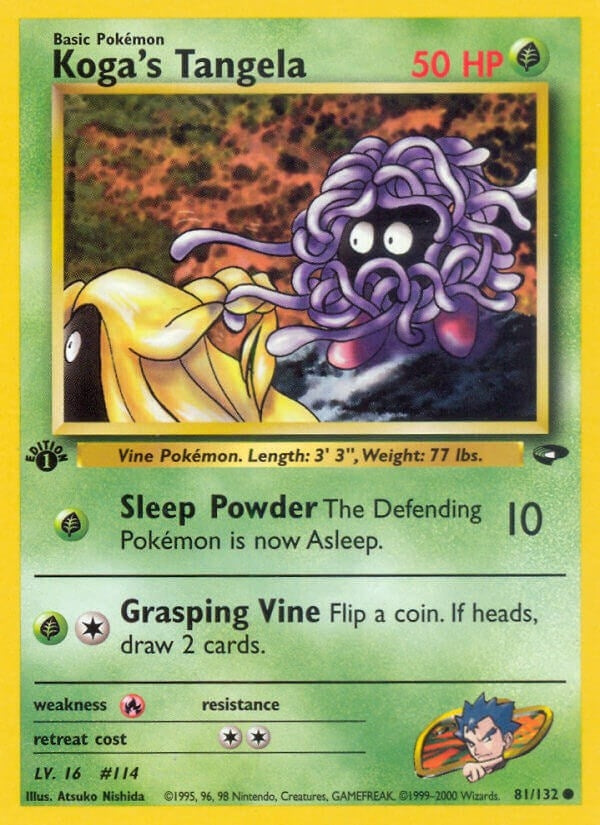 Image for Koga's Tangela (081/132) - Pokemon