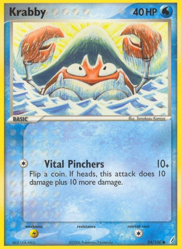 Image for Krabby (54/100) - Pokemon