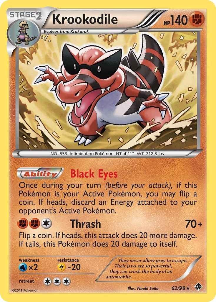 Image for Krookodile (62/98) - Pokemon