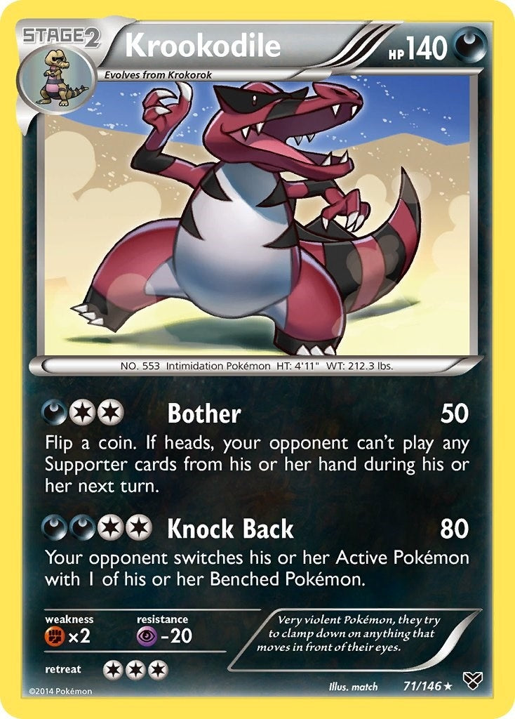 Image for Krookodile (71/146) - Pokemon