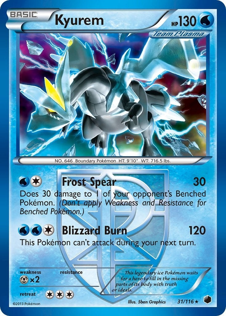 Image for Kyurem (Team Plasma) (31/116) - Pokemon